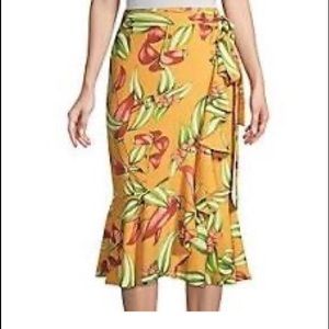Patbo wrap skirt S intermix anthropology